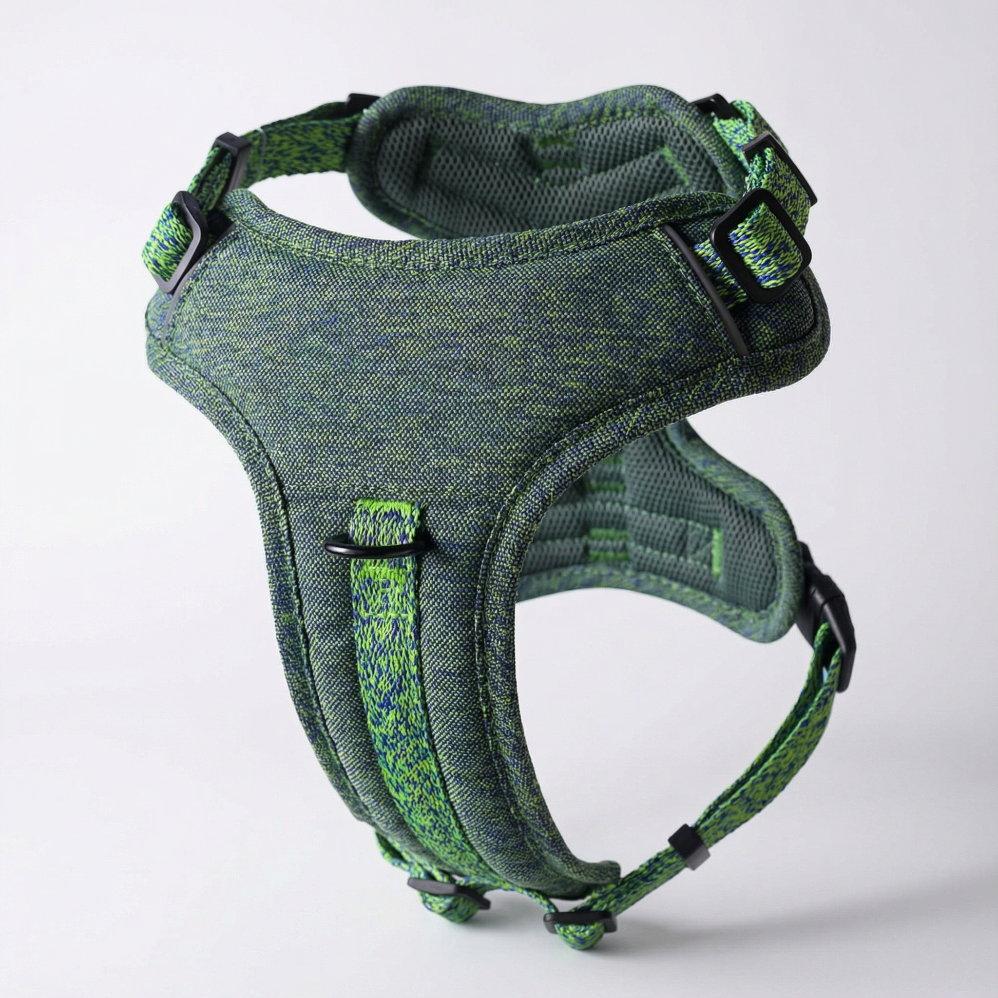 Dog Harness Dog No-Pull Adjustable Fabric Reflective Leash Attachment