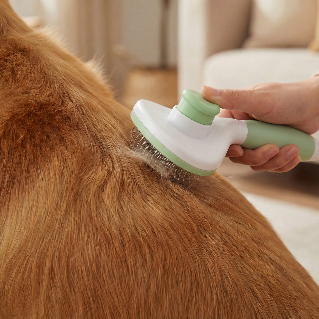 Dog Brush Dog Cat Small Pet Cream Applicator Grooming Detangling Silicone