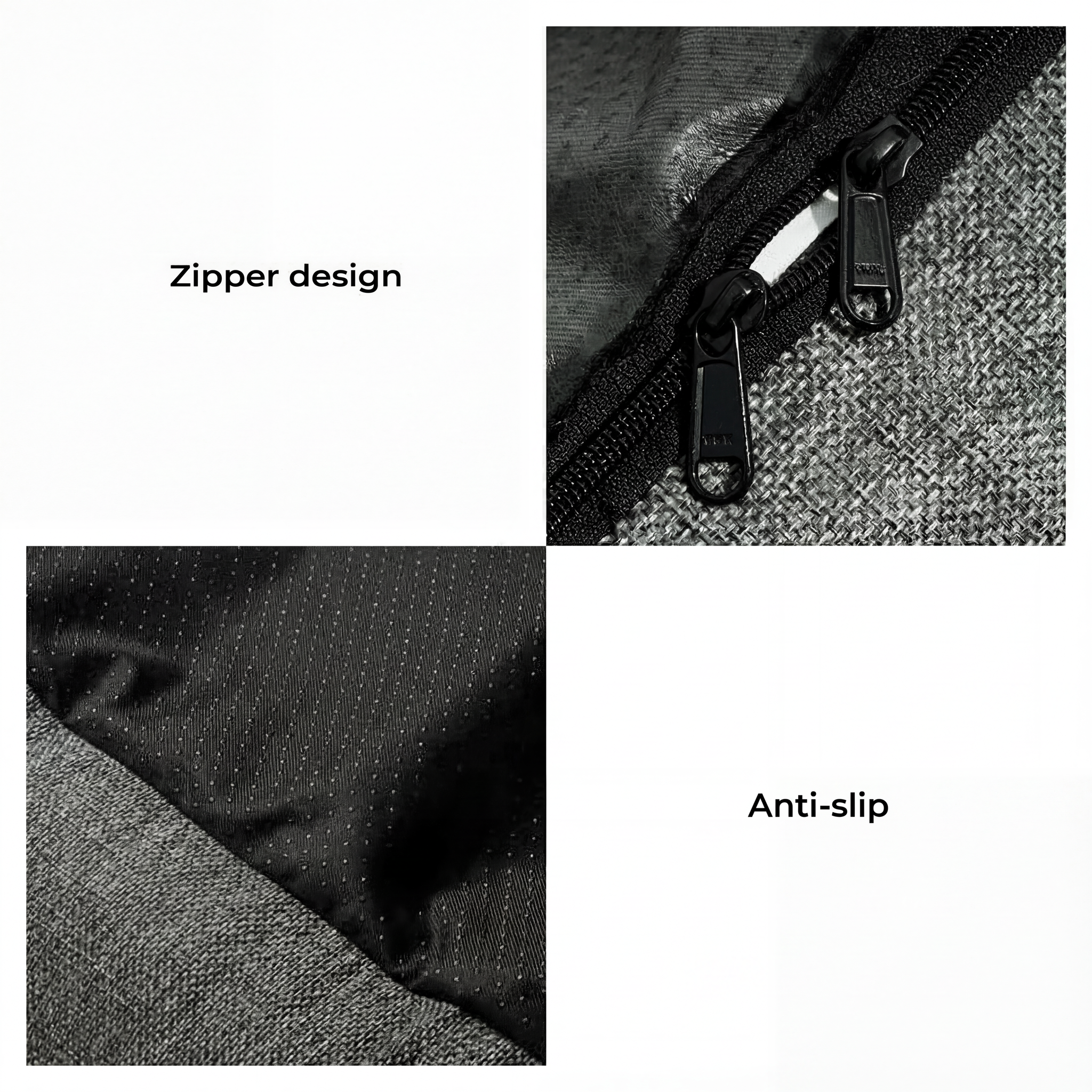 Dog Car Seat Dog Back Seat Bed Travel Bolster Washable Non-Slip Nylon