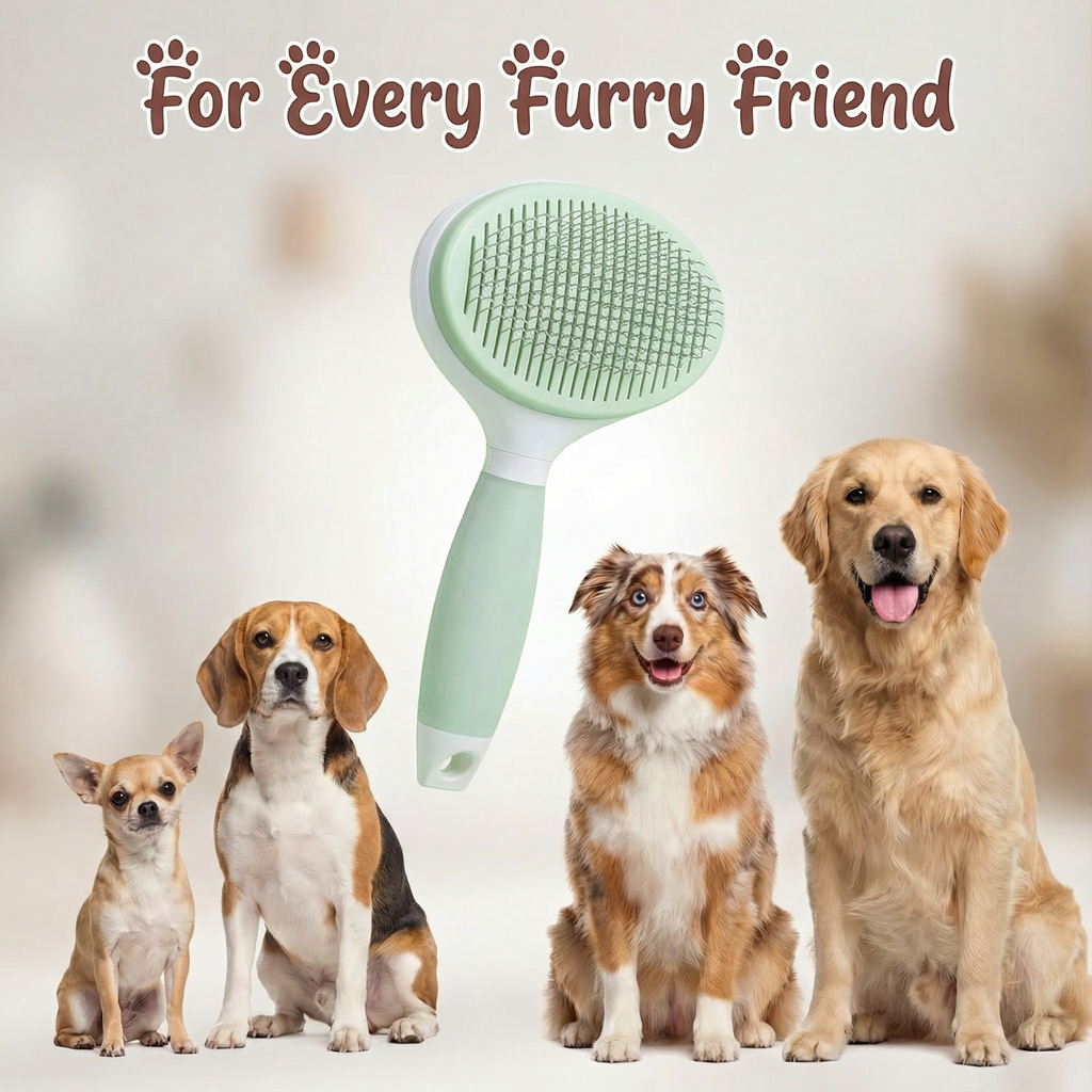 Dog Brush Dog Cat Small Pet Cream Applicator Grooming Detangling Silicone